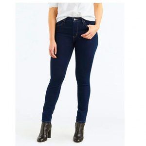 Levi's 721 High Rise Skinny Jeans 22W Dark Wash Blue Classic, NWT